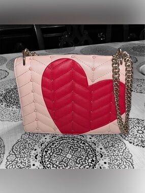 kate spade EUC Heart It Marci Studded Convertible Leather Shoulder Bag